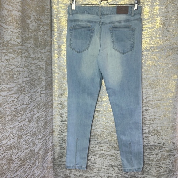 Bare Denim 91 Ice Blue Straight Skinny Leg Jeans Size 28 - Picture 6 of 16